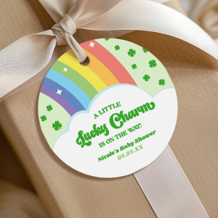 Etiquetas Para Recuerdos Una Duendecilla de la Suerte para el Día de San Pa