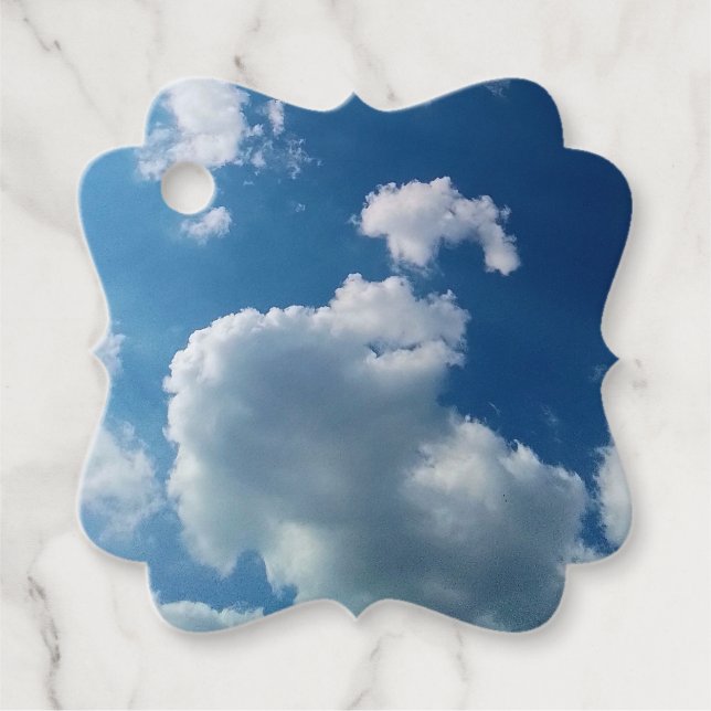 Etiquetas Para Recuerdos Una gran nube (Anverso)