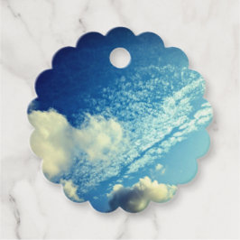 Etiquetas Para Recuerdos Una rociada de nubes