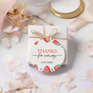 Etiquetas Para Recuerdos Una sandía de cumpleaños en Melón Gracias