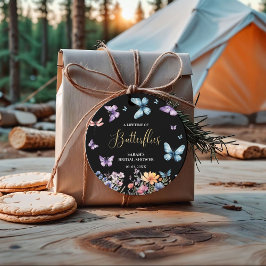 Etiquetas Para Recuerdos Una vida de mariposas Mesa de Desayuno para Novia