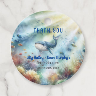 Etiquetas Para Recuerdos Under the Sea Baby Shower