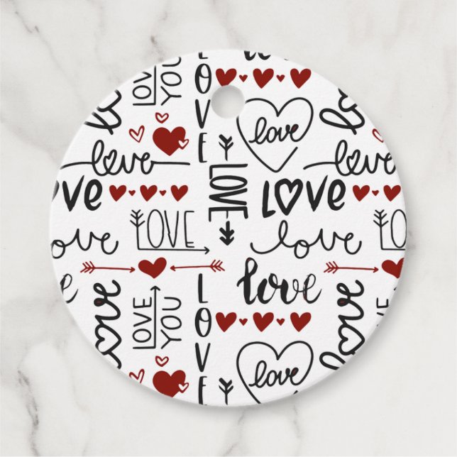 Etiquetas Para Recuerdos Valentines Day (Anverso)