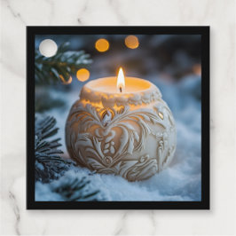 Etiquetas Para Recuerdos Vela navidad