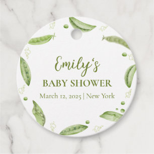 Etiquetas Para Recuerdos Verdor Veggie Sweet Pea En Pod Baby Shower