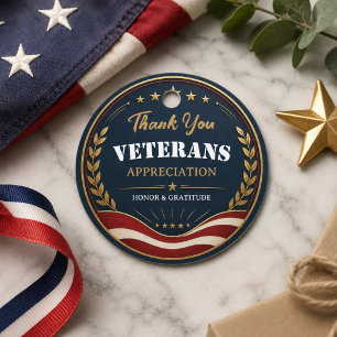 Etiquetas Para Recuerdos Veteranos Gracias Fiesta Patriótica Militar