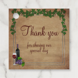 Etiquetas Para Recuerdos Vinos de uva rústica Boda de vino de Borgoña Graci