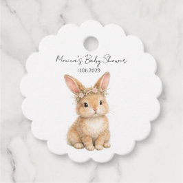 Etiquetas Para Recuerdos Vintage Easter Bunny Rabbit Baby Watercolor
