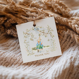Etiquetas Para Recuerdos vintage nursery Peter Rabbit Baby Shower thank you