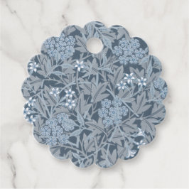 ETIQUETAS PARA RECUERDOS VINTAGE WILLIAM MORRIS "JASMINE" FAVOR ETG