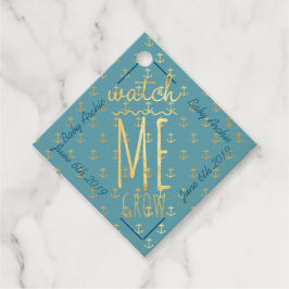 Etiquetas Para Recuerdos Watch Me Grove Blue Nautical Anchor Boy