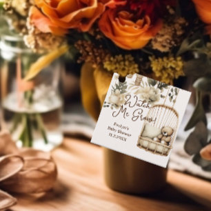 Etiquetas Para Recuerdos Watch Me Grow Boho Plant Baby Shower