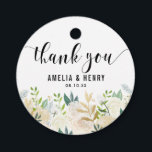Etiquetas Para Recuerdos Watercolor Peonies Relieve metalizado dorado Boda<br><div class="desc">Añade un acento personalizado a los favores de la fiesta y gracias a las cartas con esta etiqueta floral de agradecimiento. Presenta bellas peonías acuáticas, follaje y falsos acentos purpurinas de oro y Relieve metalizado dorado. Ideal para bodas de primavera, fiestas de cumpleaños, duchas de novias, duchas para bebés y...</div>