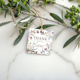 Etiquetas Para Recuerdos Wildflower Birthday Favor Tags