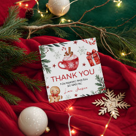 Etiquetas Para Recuerdos Winter Cocoa Birthday Favor Tag