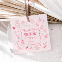 Winter Onederland Birthday Party Favor Tags