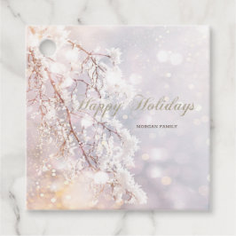 Etiquetas Para Recuerdos Winter Wonderland Branches