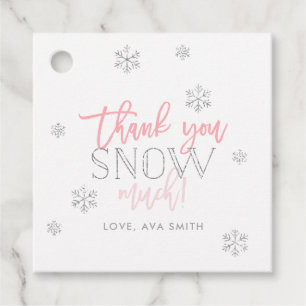 Etiquetas Para Recuerdos Winter Wonderland Gracias A La Nieve Mucho Rosa