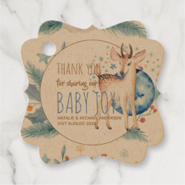 Etiquetas Para Recuerdos Woodland Deer Twinkle Star Gracias Baby Shower