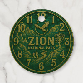 Etiquetas Para Recuerdos Zion National Park Canyon Hiking and Eagle Art