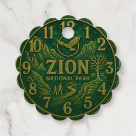 Etiquetas Para Recuerdos Zion National Park Canyon Hiking and Eagle Art
