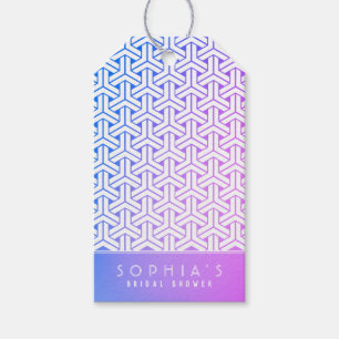 Etiquetas Para Regalos 毘沙門亀甲 Bishamon Kikko Kimono japonés