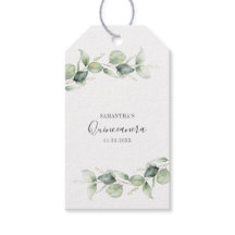 15.º cumpleaños Eucalyptus Quinceanera Greenery