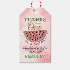 Etiquetas Para Regalos 1er cumpleaños de One In A Melon Gracias