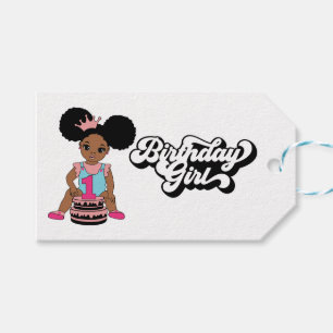 Etiquetas Para Regalos 1st Birthday Girls Black Girl Magic Melanin Cake
