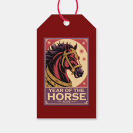 Etiquetas Para Regalos 2026 Chinese Year of the Horse Gift Tag