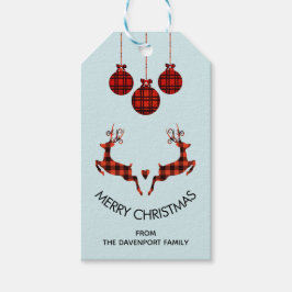 Etiquetas Para Regalos 2 Navidades renos saltan a la caza rusa