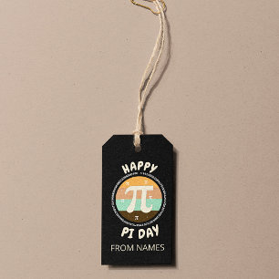 Etiquetas Para Regalos 3.14 Día Nacional del Diseño de Pi - Feliz Día de 