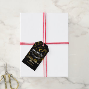 Etiquetas Para Regalos 50 Años Juntos Fiesta de Aniversario de Bodas de O