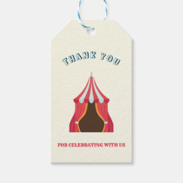 Etiquetas Para Regalos 5.º TEMA DEL Círculo de Cumpleaños GRACIAS