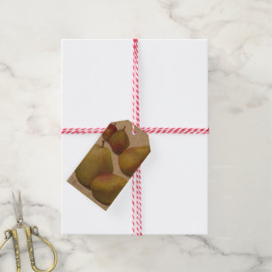 Etiquetas Para Regalos 5 peras vintage ilustradas