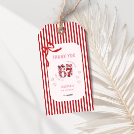 Etiquetas Para Regalos 6 7 Birthday for Girls, Pink Kids 7th Birthday