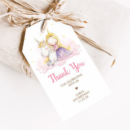 Etiquetas Para Regalos A Magical Day Unicorn Birthday Party Favor Tags