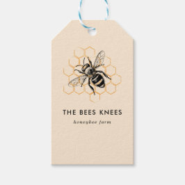 Etiquetas Para Regalos Abeja de miel elegante y Minimalista