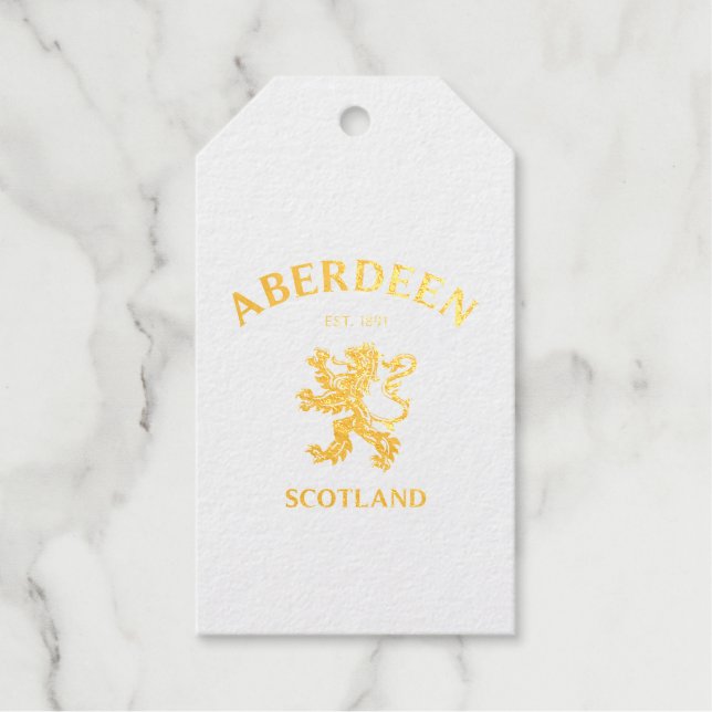 ETIQUETAS PARA REGALOS ABERDEEN (Anverso)