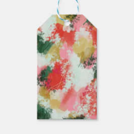 Etiquetas Para Regalos Abstract Cheer