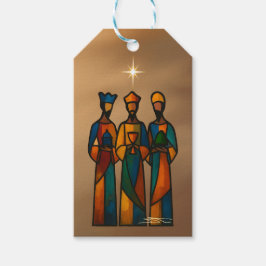 Etiquetas Para Regalos Abstract Three Wise Men