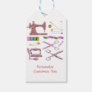Etiquetas Para Regalos Accesorios de coser vintage para sastre de marchas