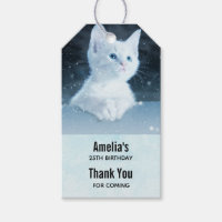 Acontecimiento de gatito blanco con ojos azules gr