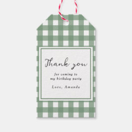 Etiquetas Para Regalos Acuarela Cocodrilo 1er cumpleaños Gracias