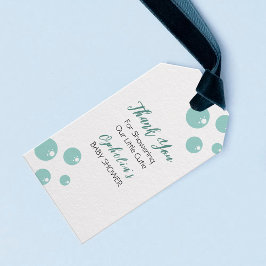 Etiquetas Para Regalos Acuarela de medusas coloridas de Baby Shower