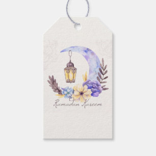Etiquetas Para Regalos Acuarela elegante Ramadan Kareem Ramadan