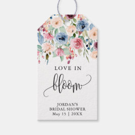 Etiquetas Para Regalos Acuarela Flower Love In Bloom Shower Favorito Tag