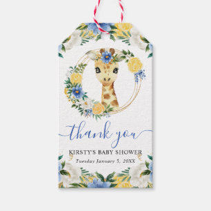 Etiquetas Para Regalos Acuarela Monstruo de la Jungla Cumpleaños Floral d