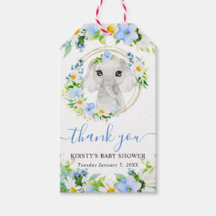Etiquetas Para Regalos Acuarela Monstruo de la Jungla Floral Shower de Be