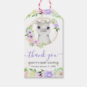 Etiquetas Para Regalos Acuarela Monstruo Maravilloso Cumpleaños Floral de